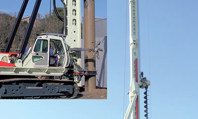 System TCSP “Twisted Case Secant Pile”. Bauma 2016